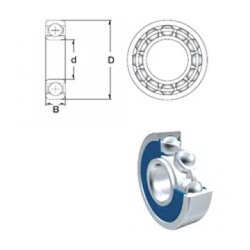20 mm x 42 mm x 12 mm  ZEN S6004-2TS deep groove ball bearings