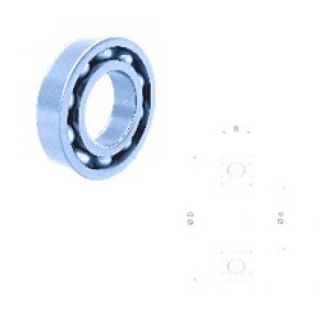 65 mm x 100 mm x 18 mm  Fersa 6013-2RS deep groove ball bearings